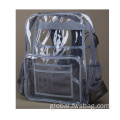 Transparent Backpack Bag Heavy Duty Waterproof Clear Multi-Pockets Laptop Backpack Factory